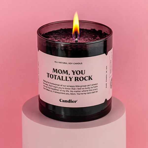 Mom Rocks! Candle