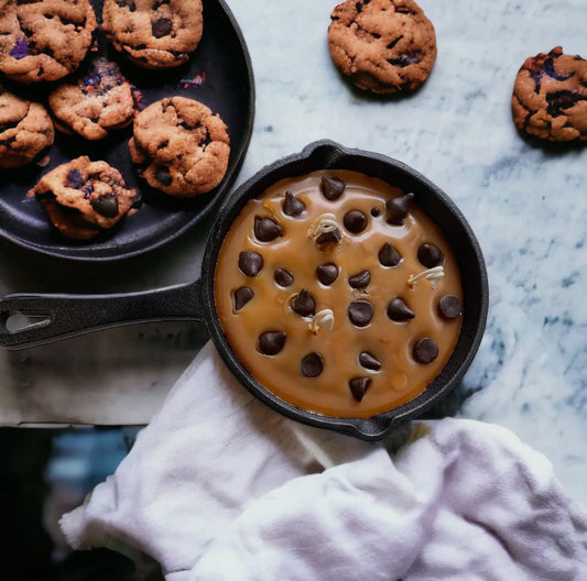 Chocolate Chip Cookie Skillet Candle