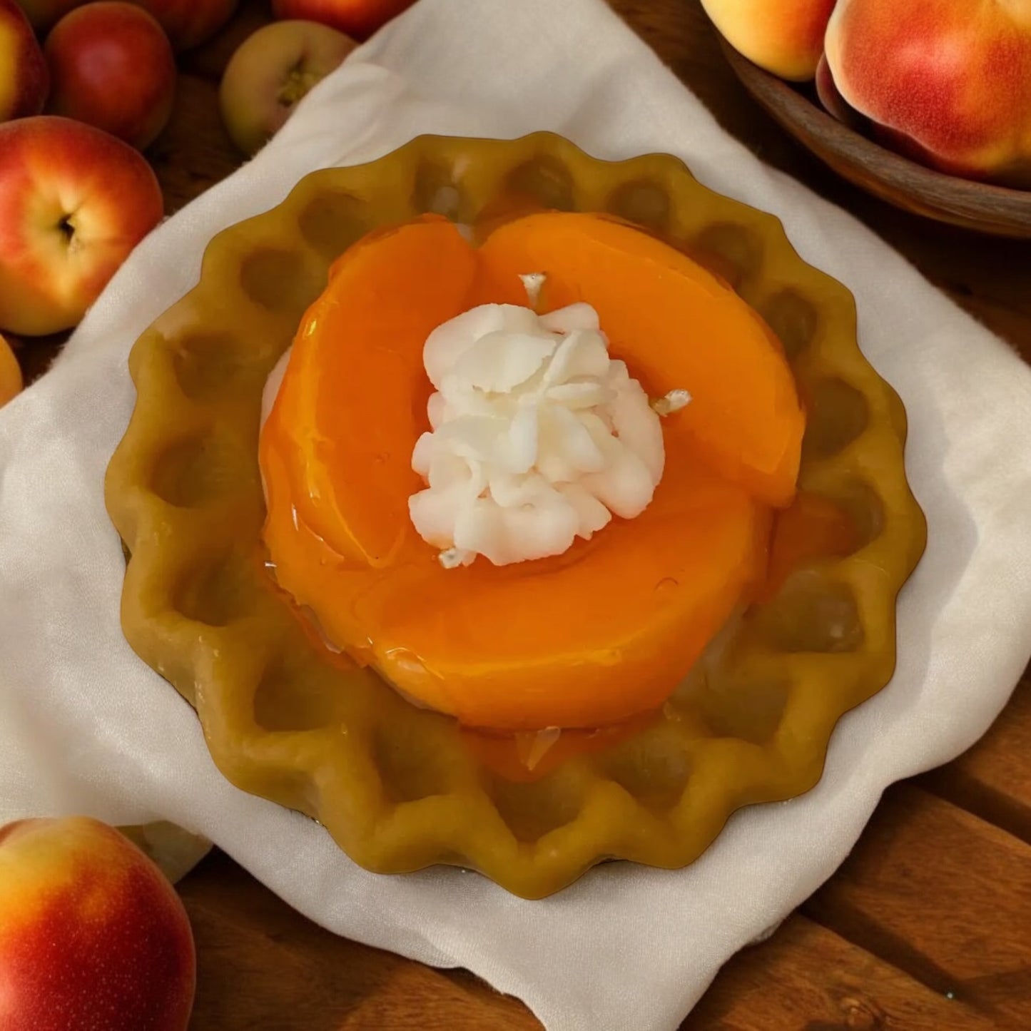 Peach Pie Candle-Dessert