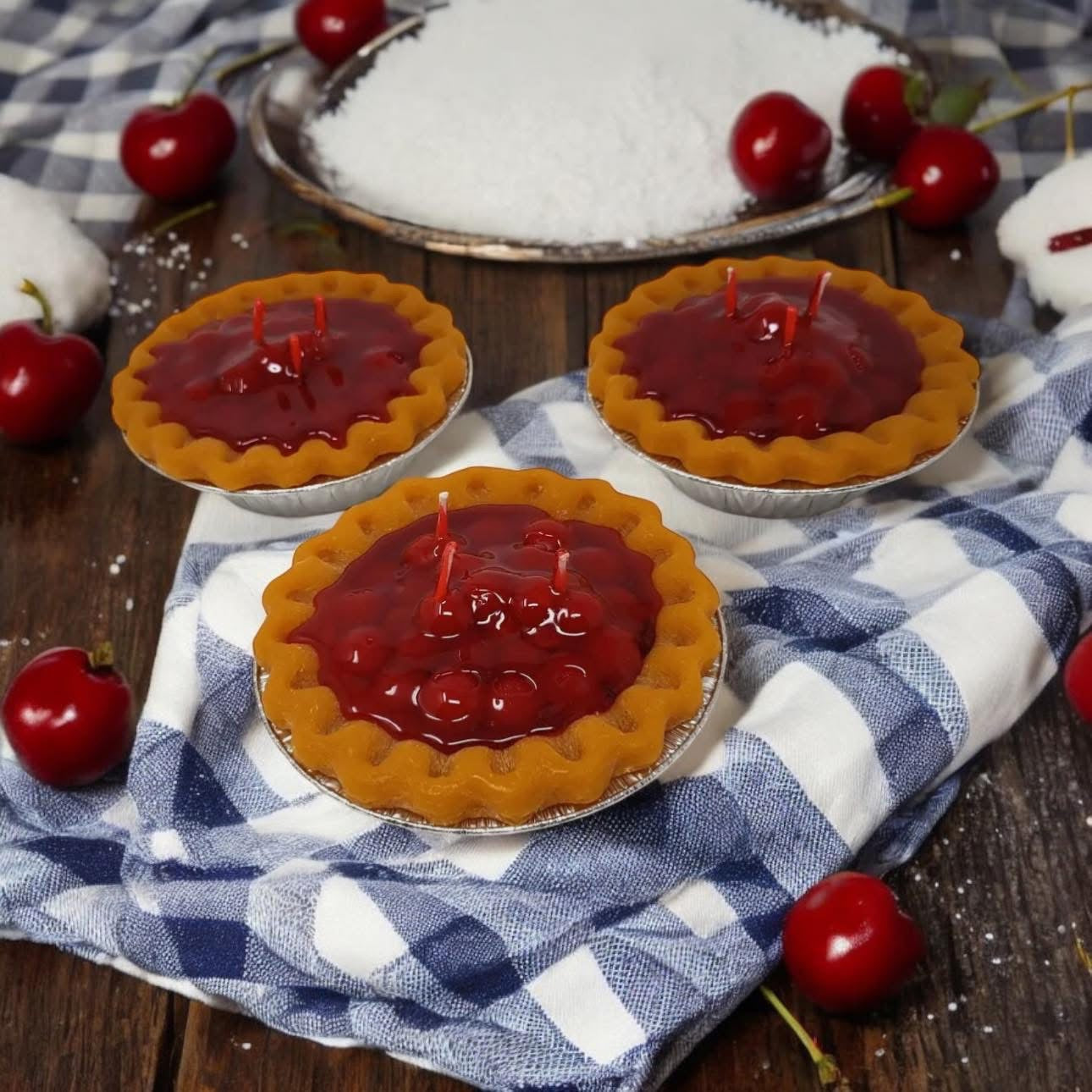 5” Cherry Pie Candle