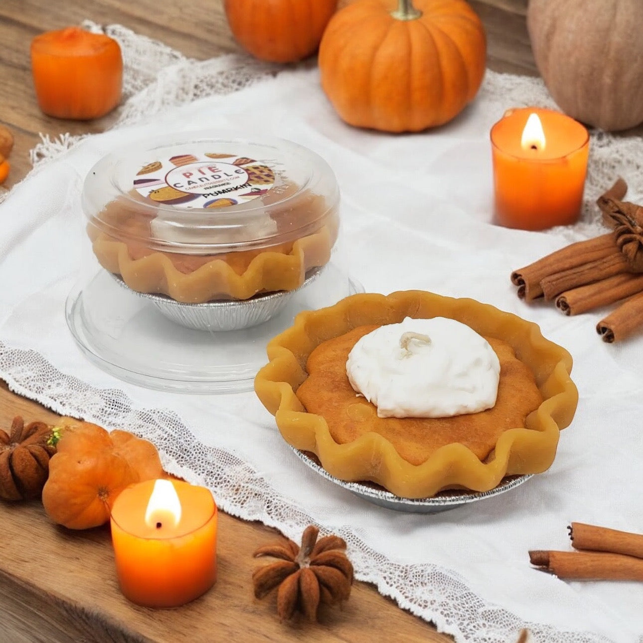 3” Pumpkin Pie Candle