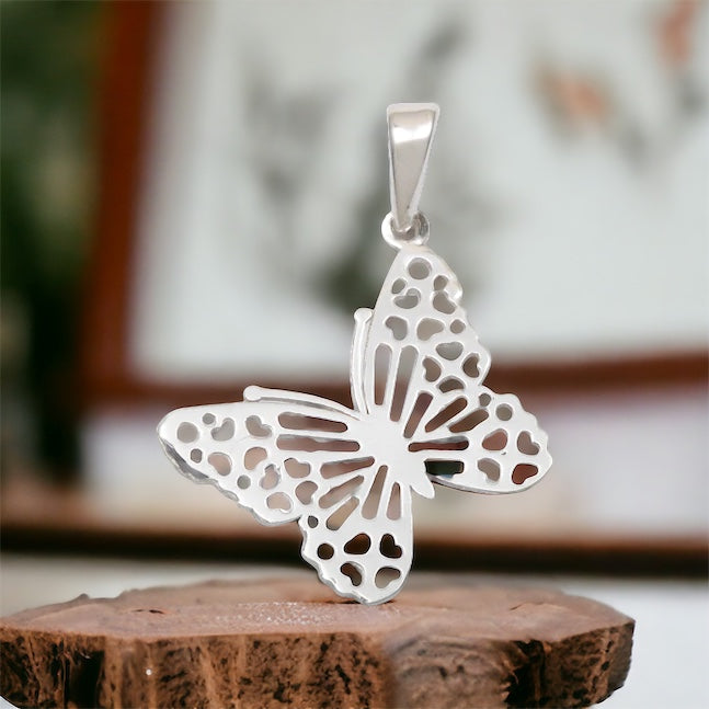 Angled Butterfly Necklace