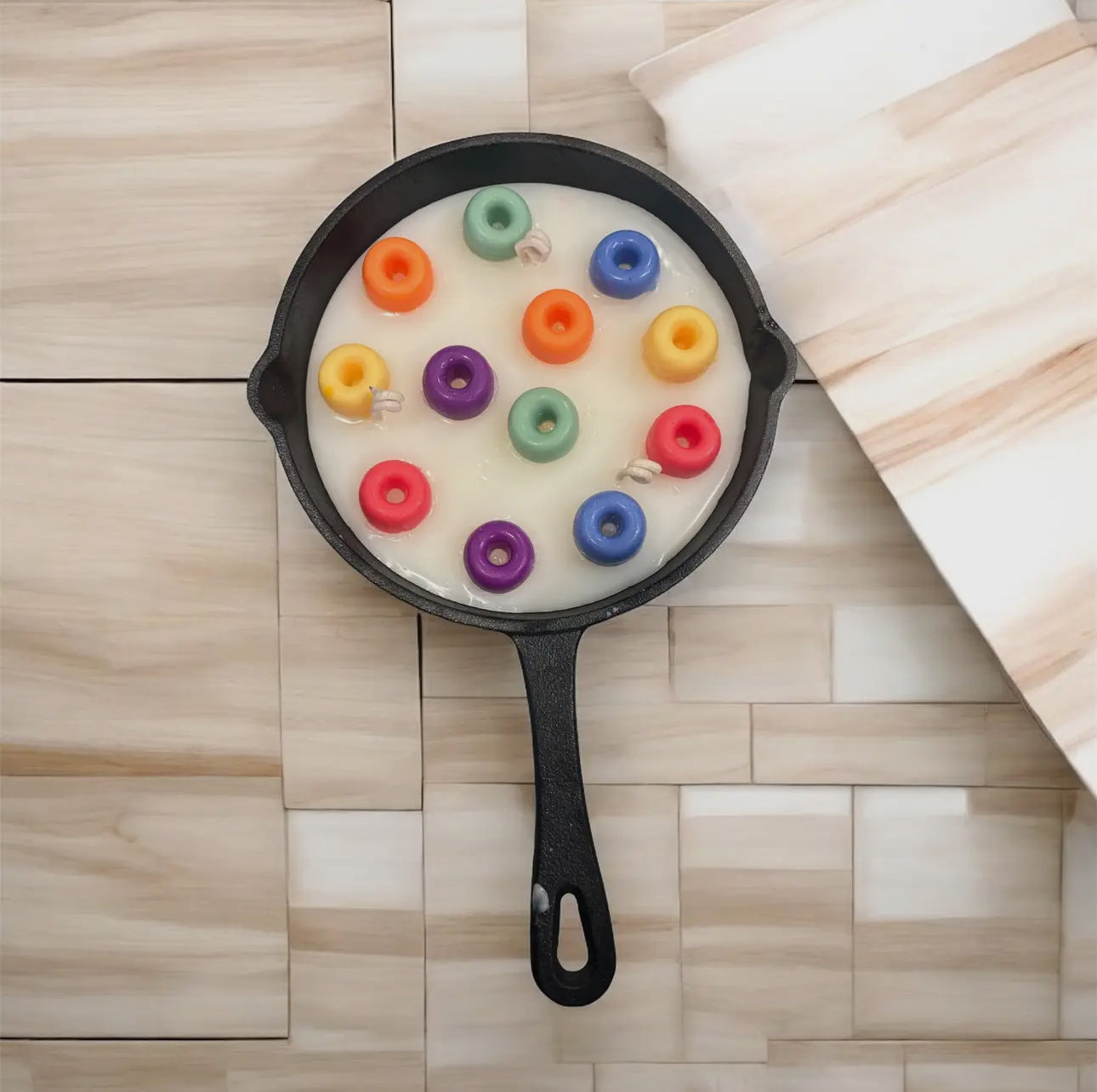 Fruit Loop Skillet Candle
