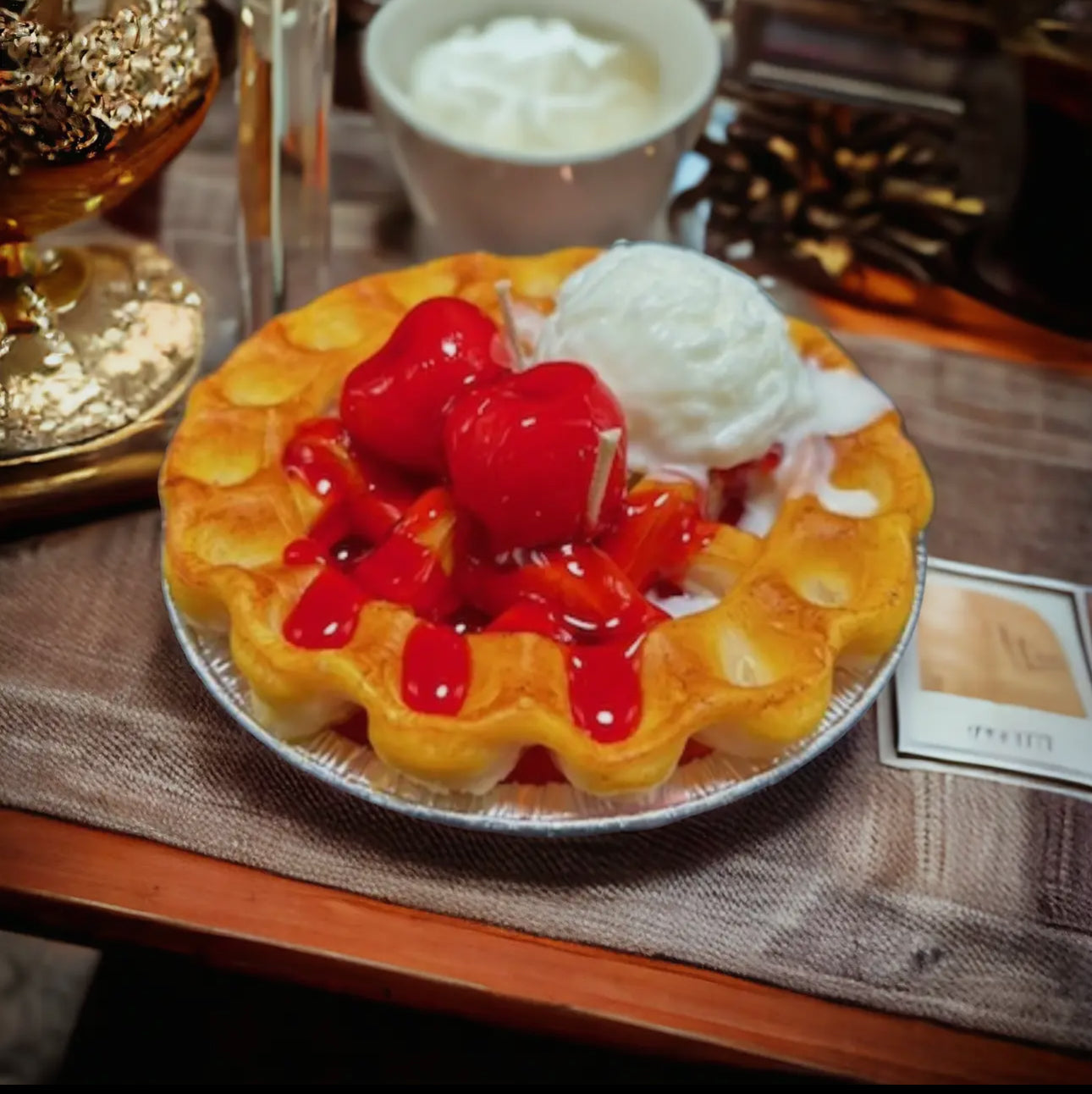 Cherry pie a la Mode