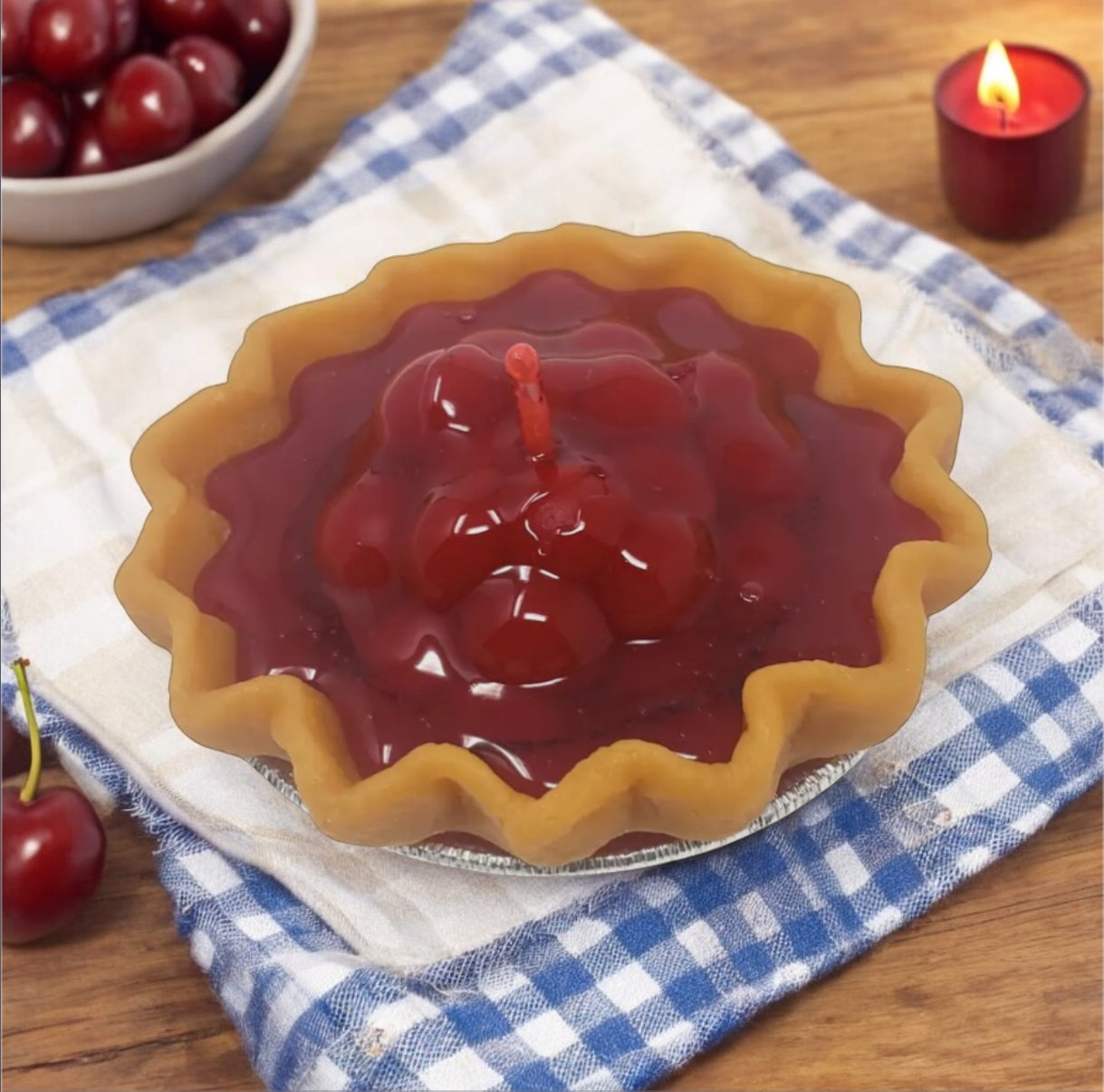 3” Cherry Pie Candle