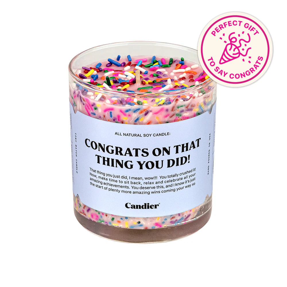 Congrats On That Thing Candle