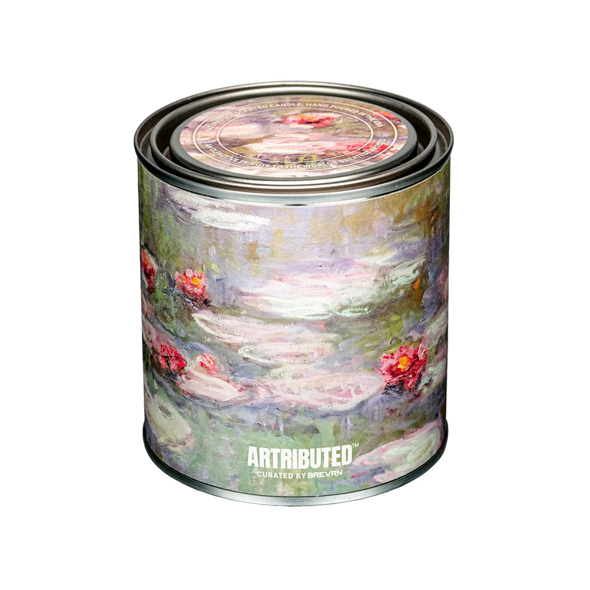 Monet Water Lilies Candle