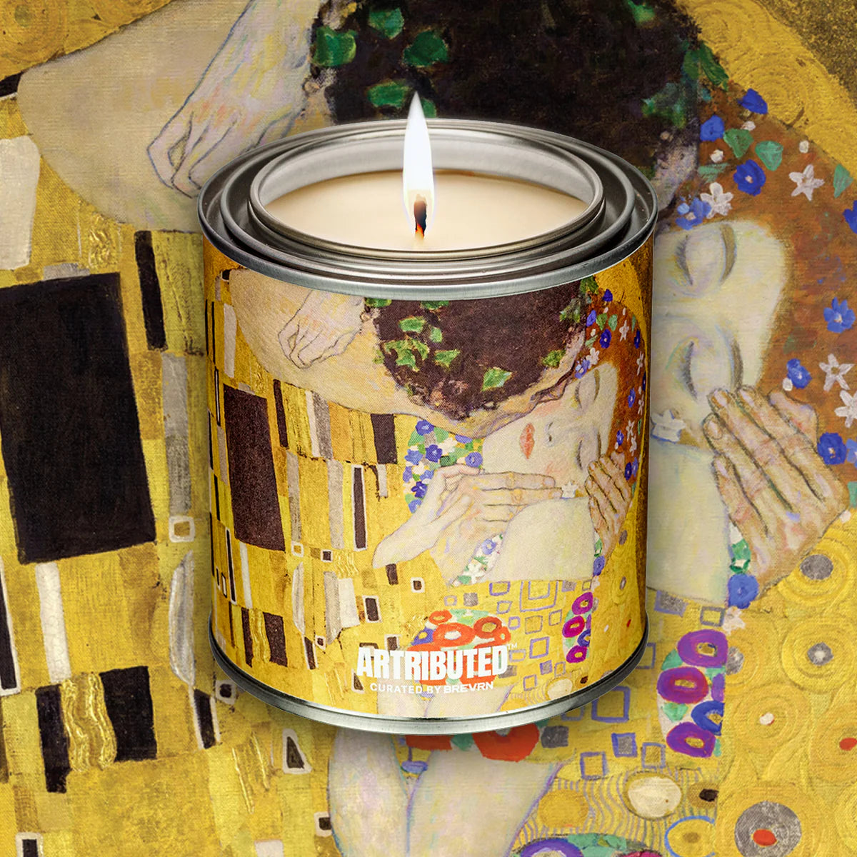 Klimt The Kiss Candle