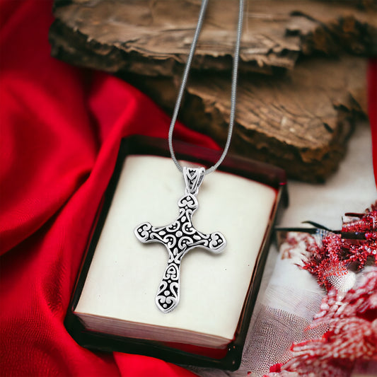 Sterling Silver Cross Necklace