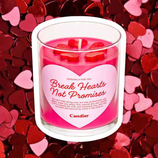 Break Hearts, Not Promises Candle