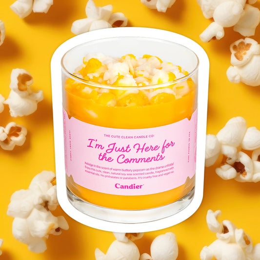 Here for the comments (Popcorn Candle)